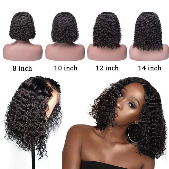 South Africa Short Cut Water Wave Bob Wigs Human Hair Wigs for Women