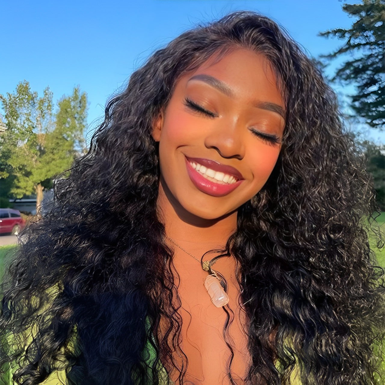 20 Inch Water Wave Wear and Go Glueless Wigs Human Hair Pre Plucked Pre Cut for Beginners HD Lace Closure Wigs No Glue Pre Cut 3 Seconds to Wear Glueless Wig