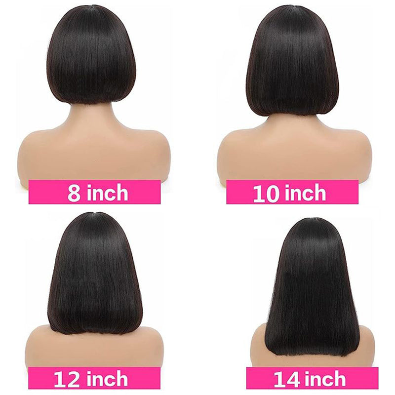 Hot combo | 13X4 Full Frontal Lace Natural Color Bob Wig+4/27 Piano Color BOB Wig