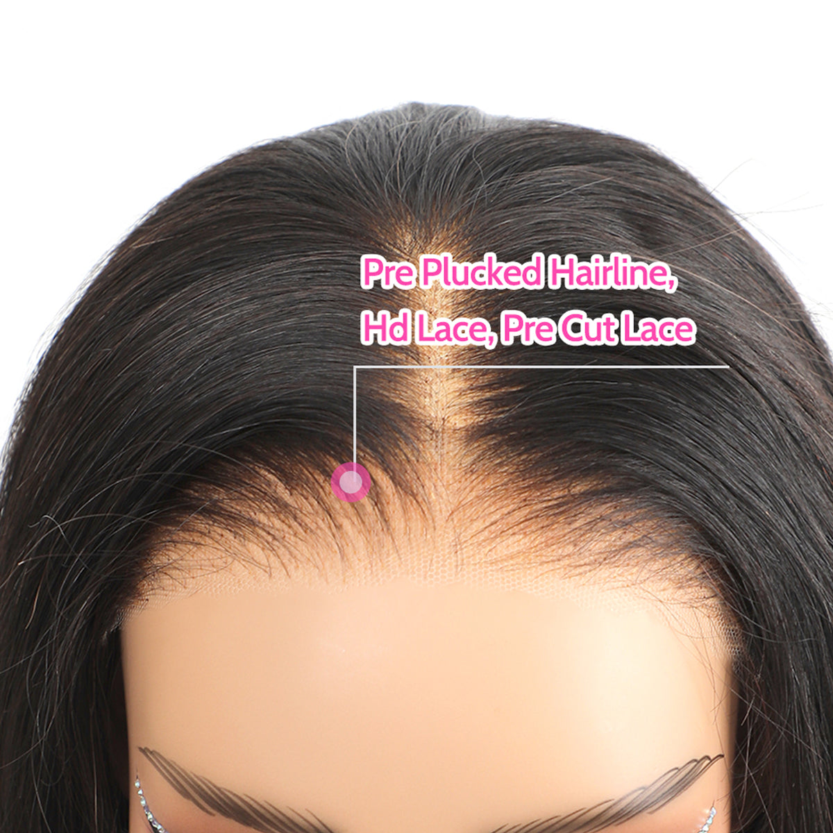 4X4 Lace Straight Wig Human Hair Wear and Go Glueless Wigs Straight HD Lace Front Wigs Human Hair for Women