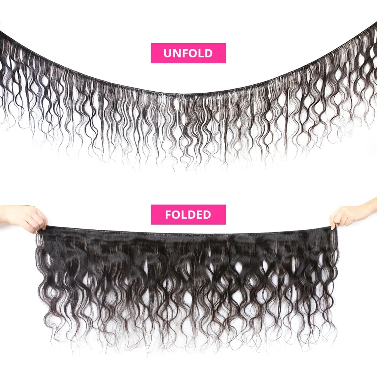 Yonova Body Wave Human Hair Bundles 100% Virgin Hair Bundles with 4x4 Lace Closure Brazilian Unprocessed Real Hair Weft Extensions for Sew In, Quick Weave, Traditional Double Drawn