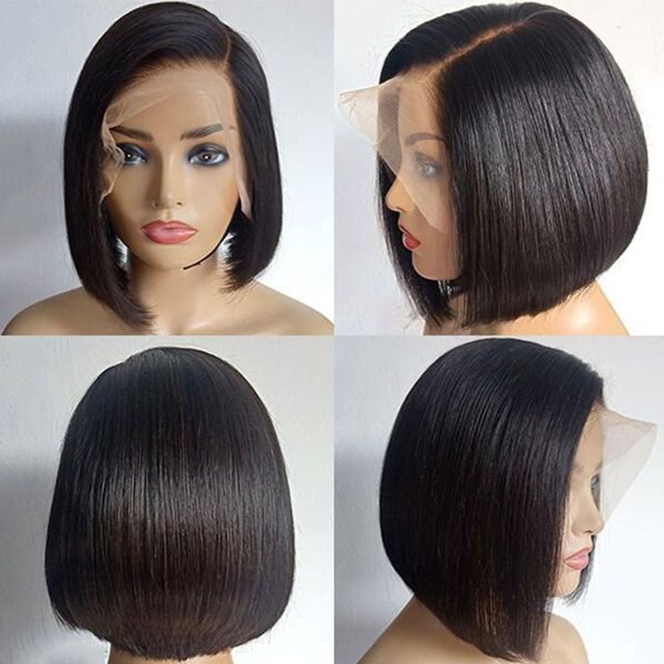 Hot combo | 13x4 Full Frontal Straight Bob Wig+4x4 WaterWave Bob Wig