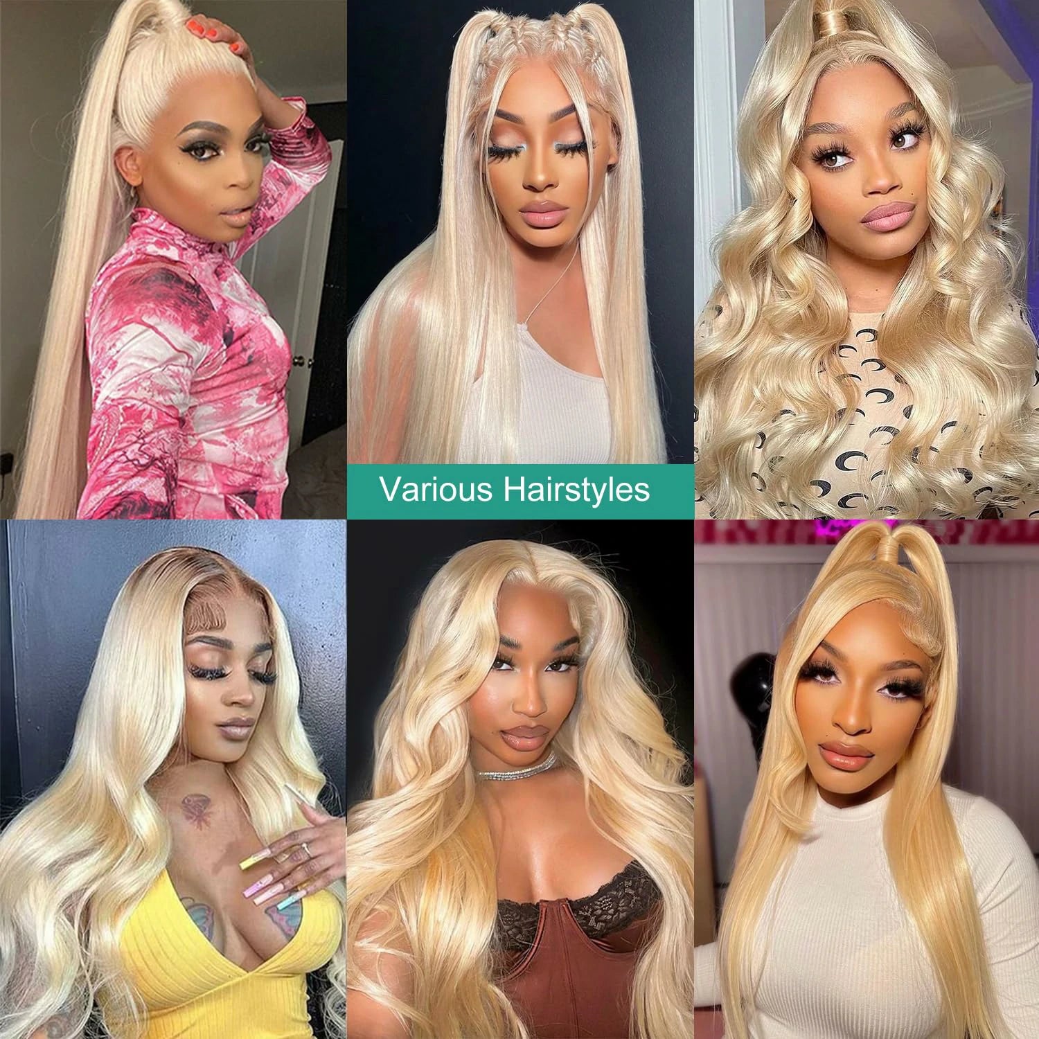 613 Straight Lace Front Wig Human Hair 13x4 Straight 613 HD Lace Frontal Wig Human Hair Pre Plucked Bleached Knots for Women
