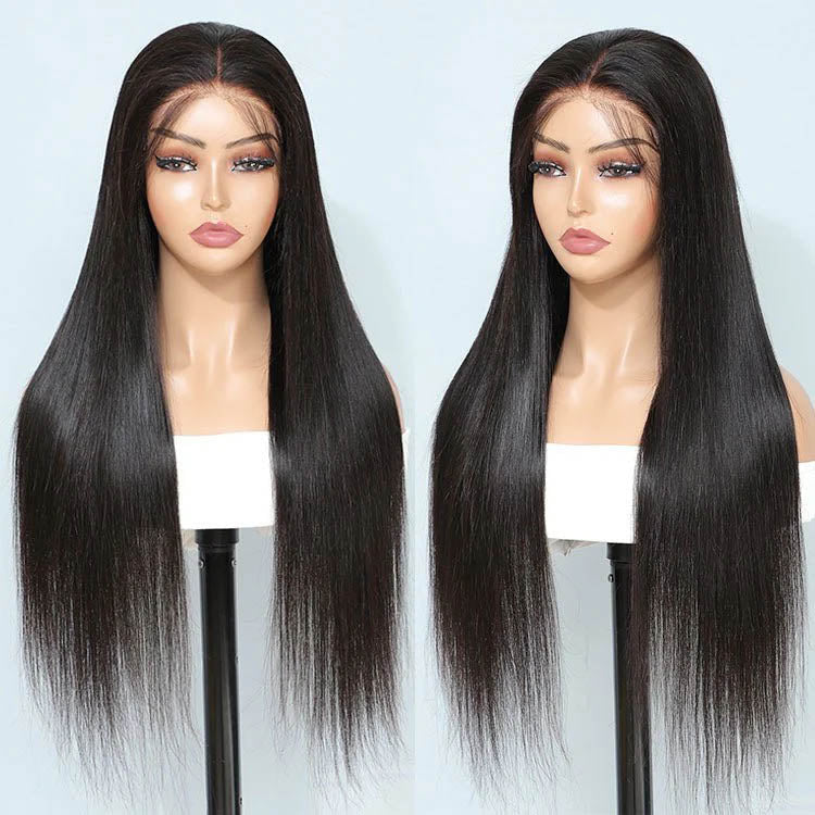Straight 4x6 Lace Front Glueless Wigs Human Hair Straight HD Transparent Glueless Wigs Human Hair Wear &amp; Go Glueless Lace Wig Brazilian Straight Lace Wigs For Women