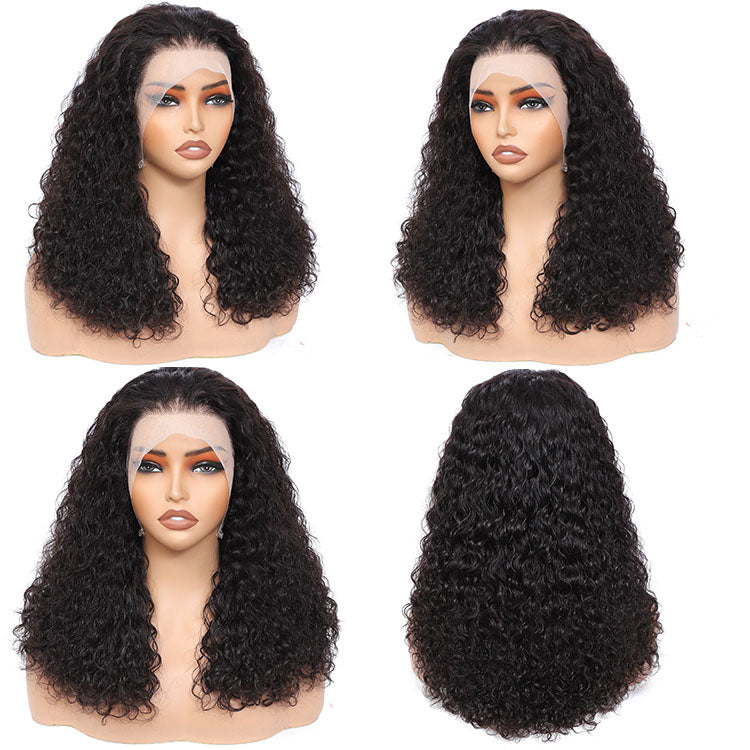 SDD 13x4 Lace Front Wig Water Wave Human Hair For Black Women Glueless Full Lace Wigs