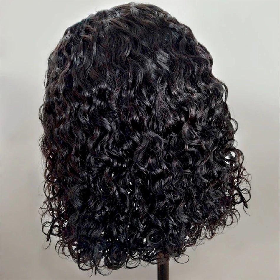 South Africa Short Cut Water Wave Bob Wigs Human Hair Wigs for Women