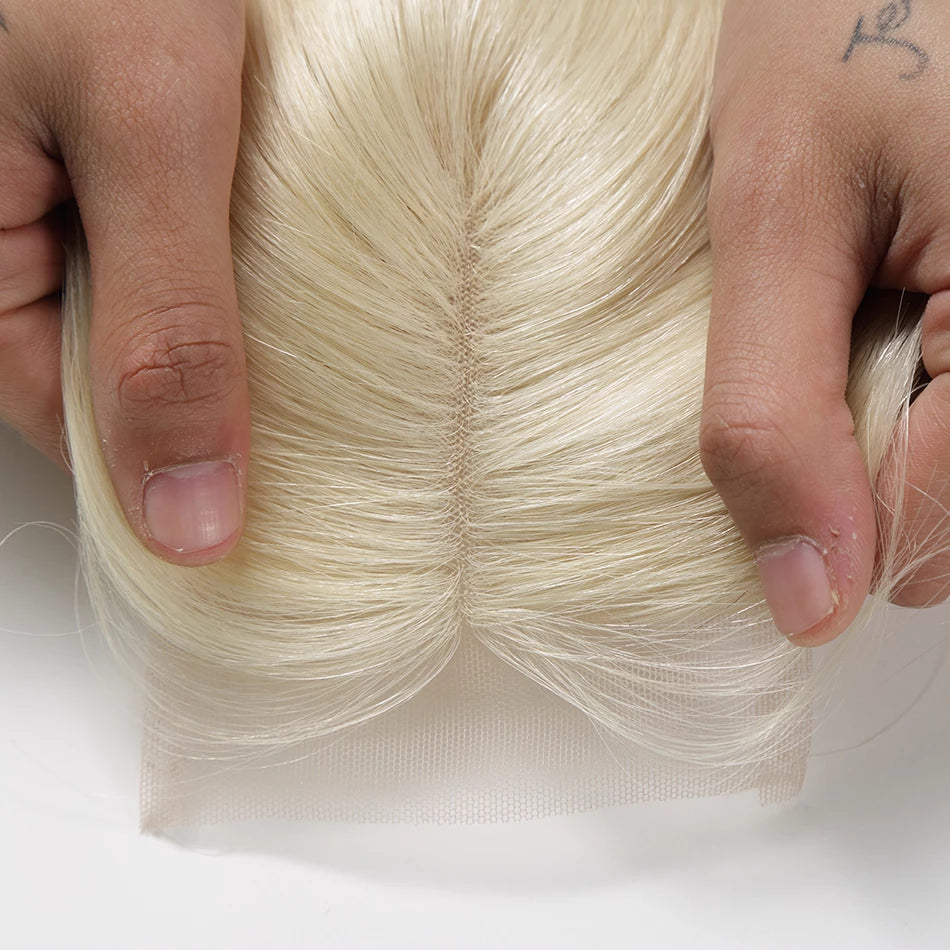 Yonova 613 Short Bob Human Hair Wig Honey Blonde 13x1 T Part Lace Wig Straight Brazilian Hair