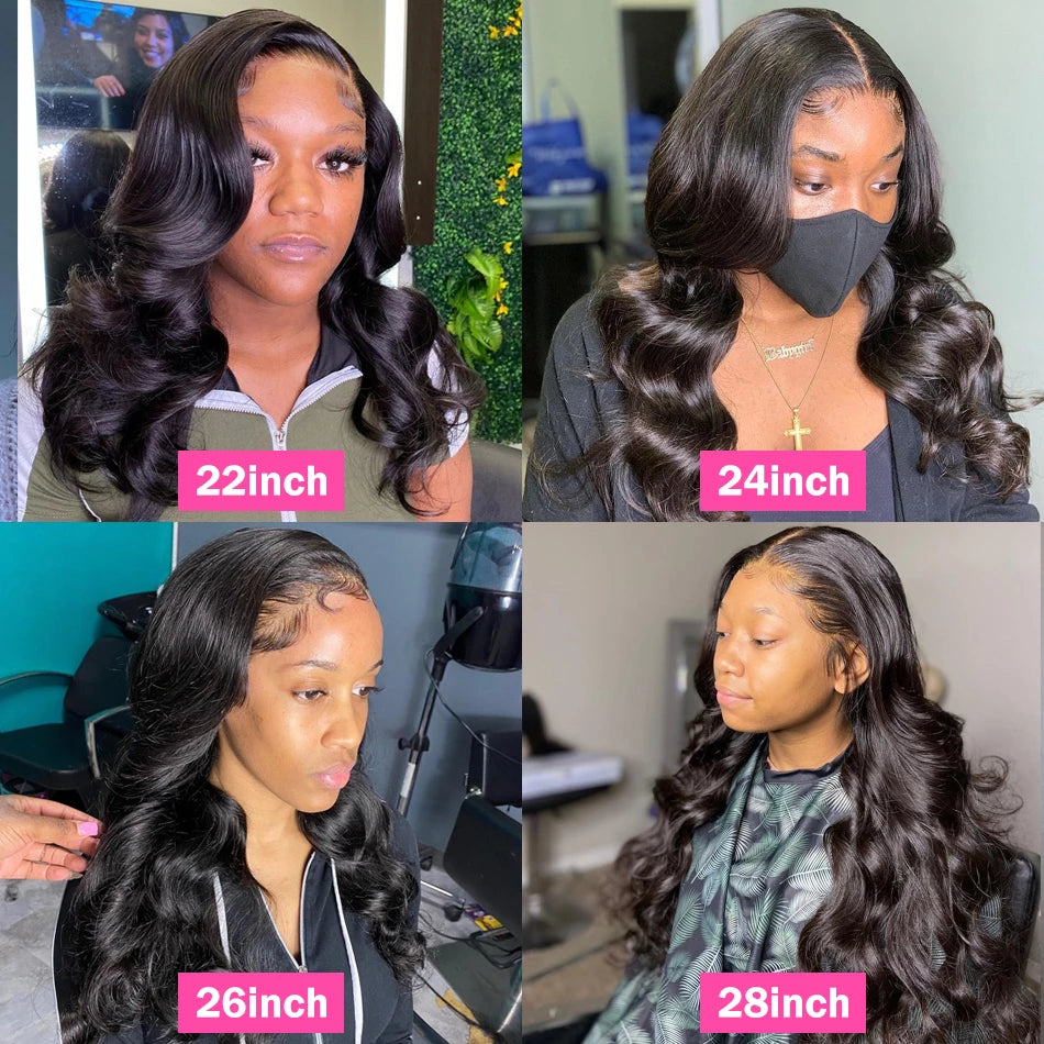5x5 Lace Closure Wig Body Wave Transparent Lace Closure Wig Malaysia Human Hair Wig For Black Women Pre Plucked Closure Wig