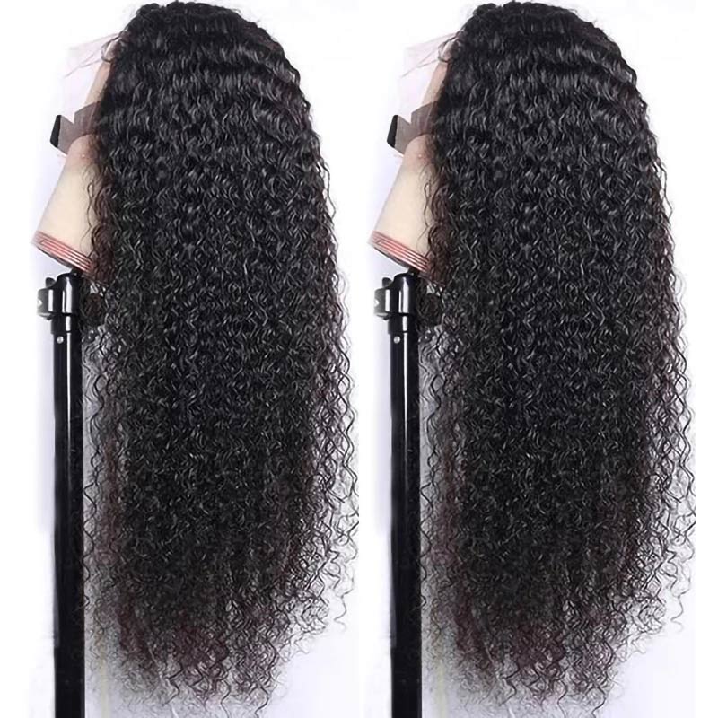 Yonova Curly 13x4 Full Lace Front Wig Remy Human Hair Wigs