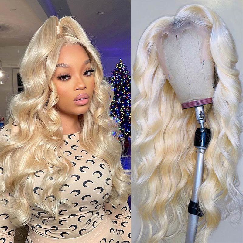Yonova 613 Blonde HD Glueless 13×4 Lace Front Wig Body Wave Human Hair