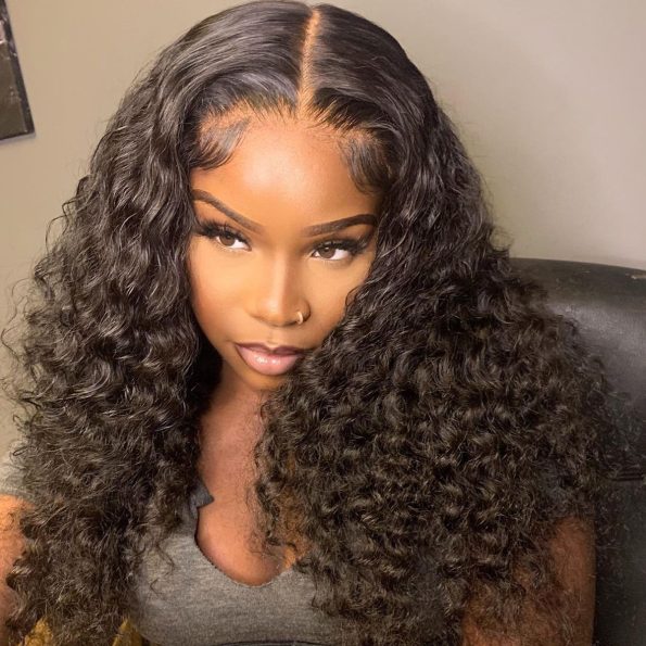 4x4 HD Lace Closure Water Wave Wig
