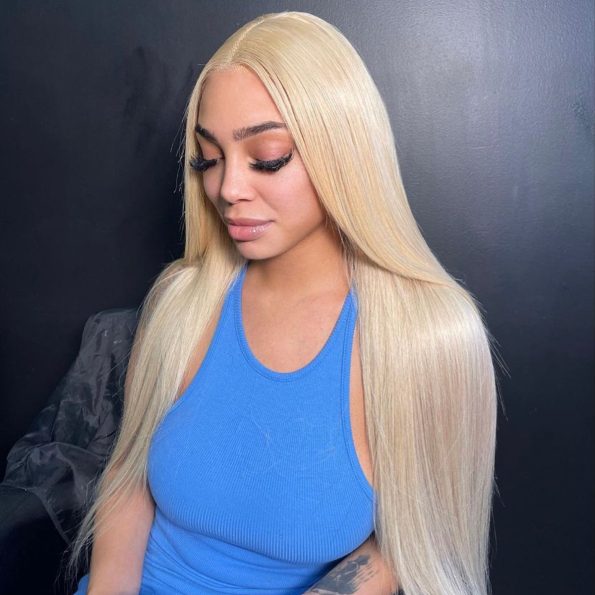 13x4 Lace Frontal Blonde Straight Wig