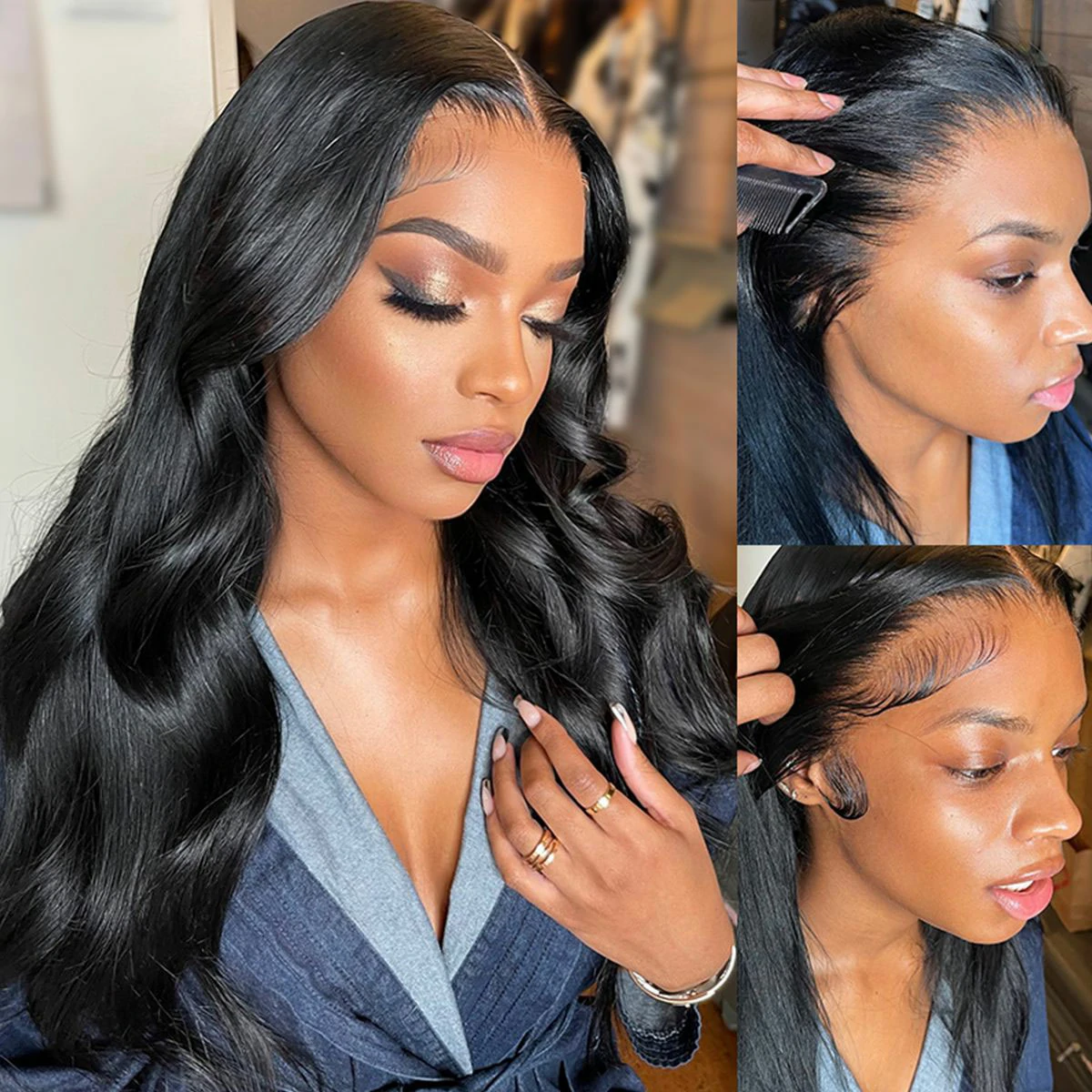 13x6 Hd Lace Frontal Wig, Human Hair Frontal Wig